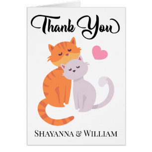 Merci aux amateurs de chats Mariage Chatons Shower