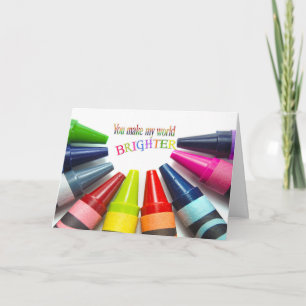 Merci aux crayons de couleur blanche