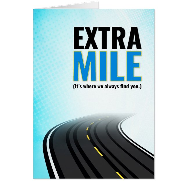 Merci Aux Employés, Extra Mile - Où Nous Vous Trou (Devant)