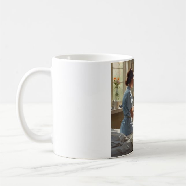 Merci aux infirmières : Mug de héros quotidiens (Gauche)