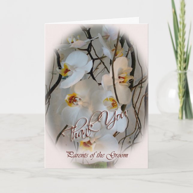 Merci aux parents du marié (Devant)