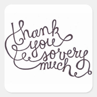 merci aux petits autocollants carrés