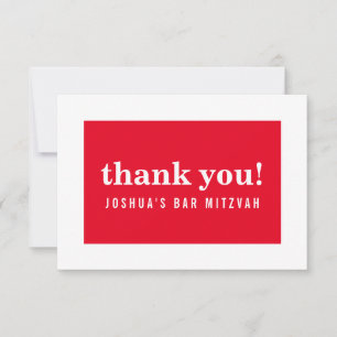 Merci BAR MITZVAH moderne minimaliste audacieux ro