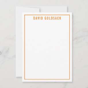 MERCI BAR MITZVAH moderne simple nom orange