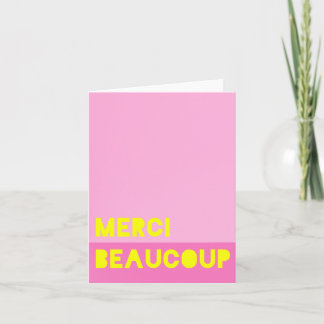 Merci Beaucoup