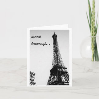 merci beaucoup 2 dankeskarte