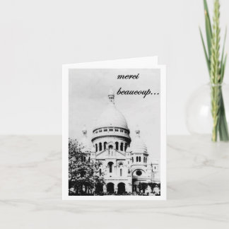 merci beaucoup 3 dankeskarte