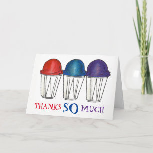 Merci Beaucoup Italien Eau Rasée Snocone De Glace