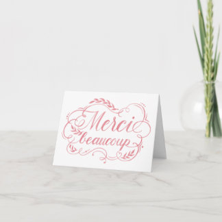 Merci Beaucoup lettrage à l'aquarelle Merci