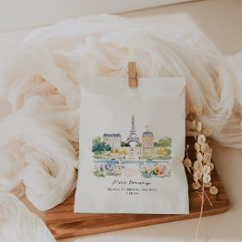 Merci Beaucoup | Parisian Watercolor Garden Geschenktütchen