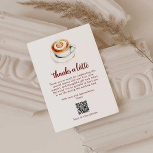 Merci Beaucoup pour le Mariage QR Code Aquarelle