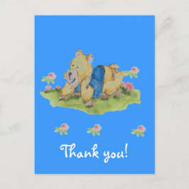 merci bébé Carte postale