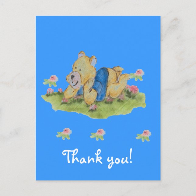 merci bébé Carte postale (Devant)