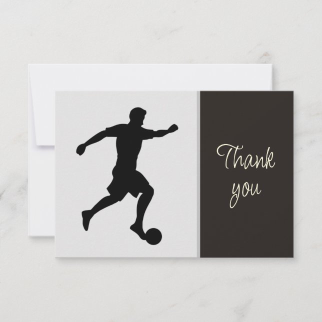 Merci Bénévole Aide pour le Ballon de Football (Devant)