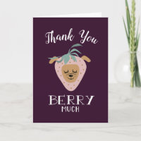 Merci BERRY | Pun de chien mignon aux fraises
