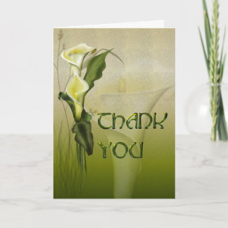 Merci blanc de mariage de calla