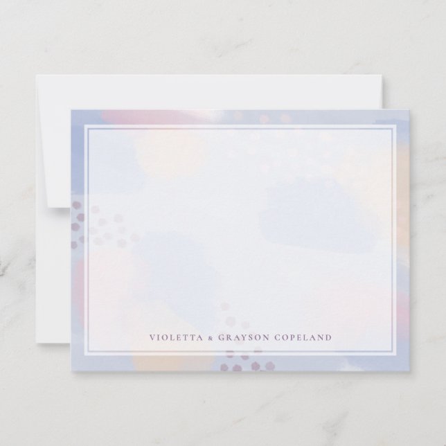 Merci Bleu Art Abstrait (Devant)