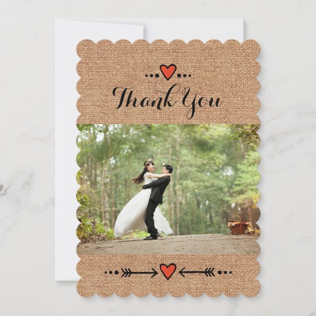 Merci Burlap rose - B3 (Devant)