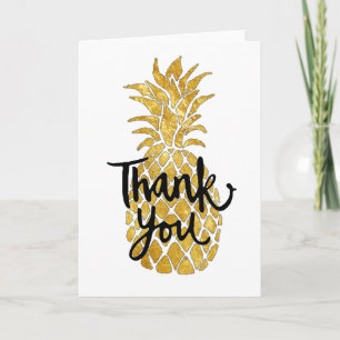 merci calligraphie ananas