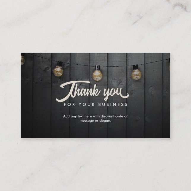 Merci Carte de visite (Devant)