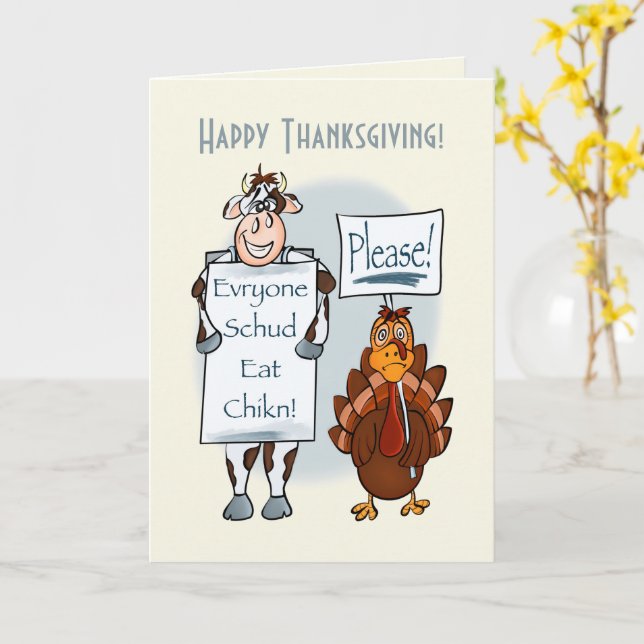 Merci Carte de voeux pliée Thanksgiving (Fleur jaune)