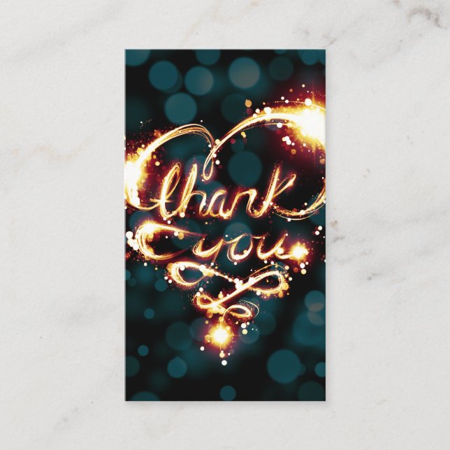 merci carte légère de timbre (Devant)