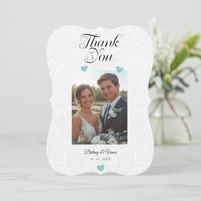 Merci - Carte Mariage (Debout devant)