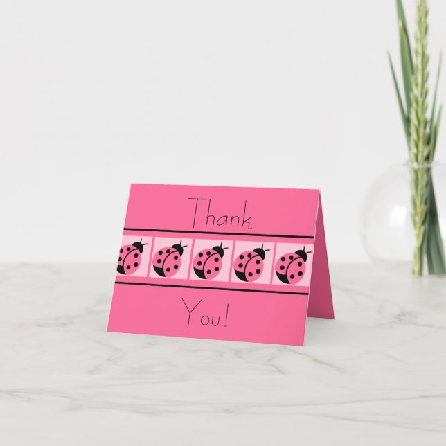 Merci cartes réunies par coccinelle (Devant)