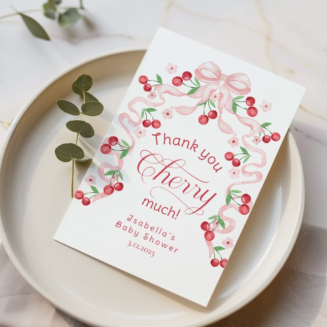 Merci Cherry Beaucoup de cerise sur le Carte de re (Créateur téléchargé)