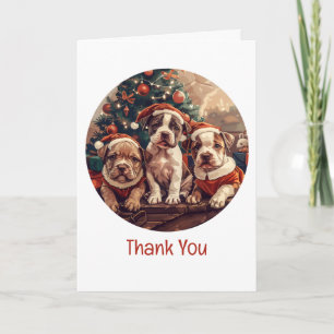 Merci Chiens de Noël Pit Bull Puppy