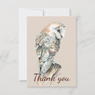 Merci Chouette Oiseaux et art animal