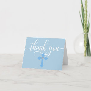 MERCI Christening Communion Blue BOY   NON PERSONN