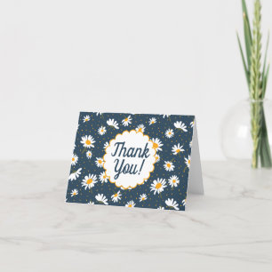 Merci Classique Fleurs de marguerite Jaune