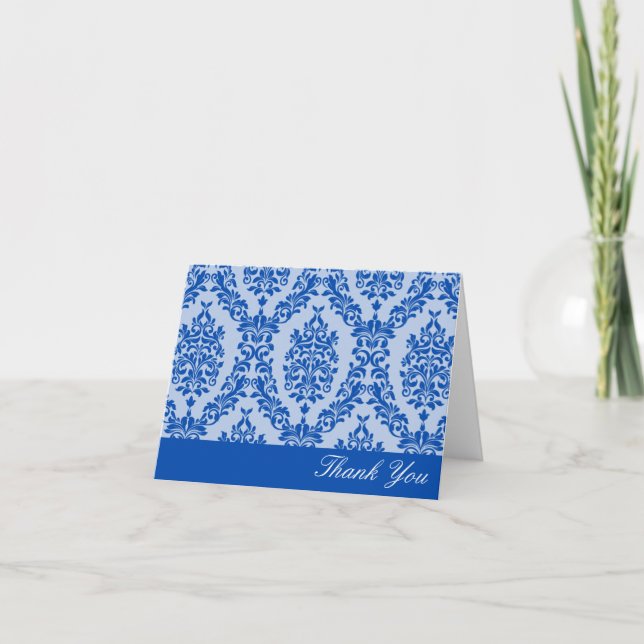Merci Cobalt Damask (Devant)
