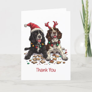 Merci Cocker Noël Chiens espagnols