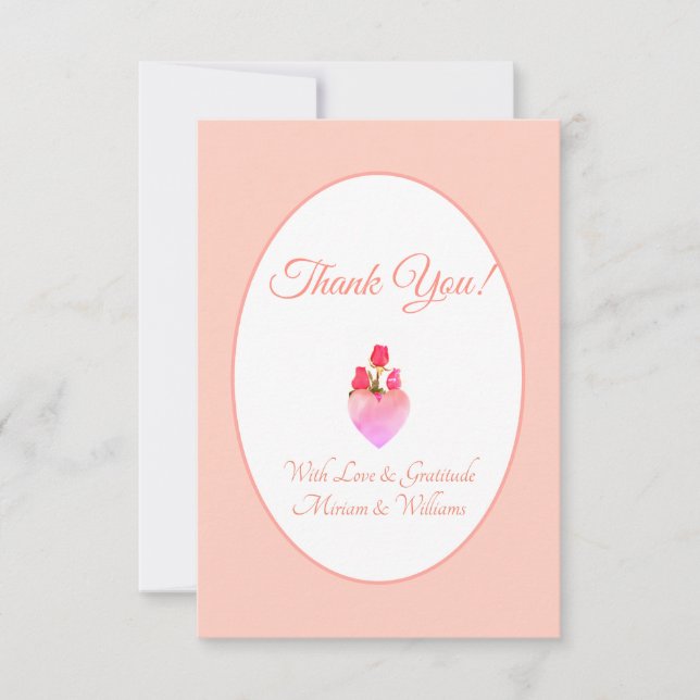 Merci cœur rose (Devant)