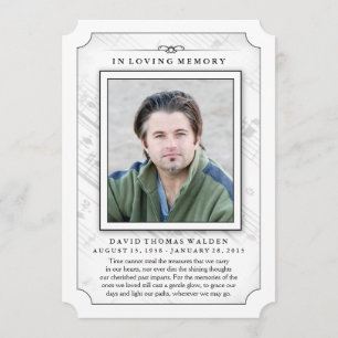 Merci commémoratif de la photo - Notes musicales