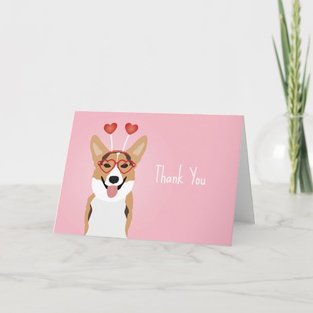 Merci Corgi Chien Valentin (Devant)