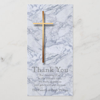 Merci croisé d'or de sympathie du marbre 1
