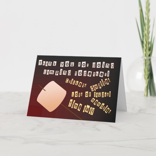 Merci d'aller au camping ensemble (Devant)