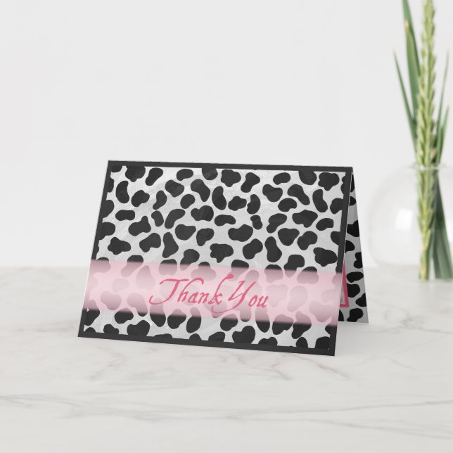 Merci dalmatien de rose de motif de tache (Devant)