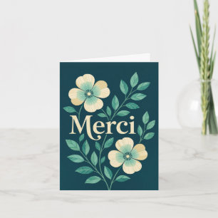 Merci Dankeskarte Feiertagskarte