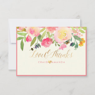 Merci d'aquarelle de printemps PixDezines