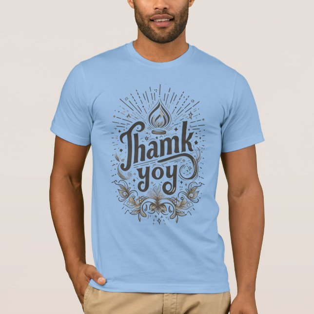 merci d'avoir écrit un t-shirt design. (Devant)