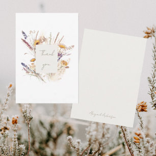 Merci de Baby shower botanique