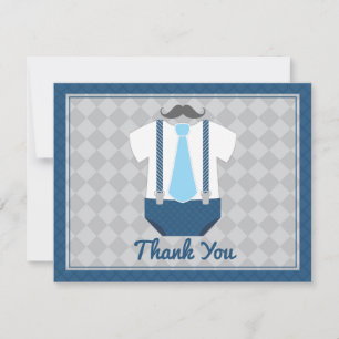 Merci de Baby shower de Cravate de Little Man Must