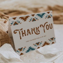 Merci de Baby shower du sud-ouest | Cowboy Baby