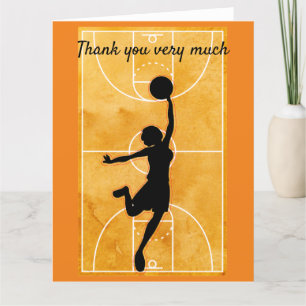 Merci de basket-ball très beaucoup du joueur