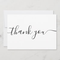 Merci de calligraphie de script simple