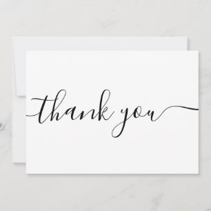 Merci de calligraphie de script simple